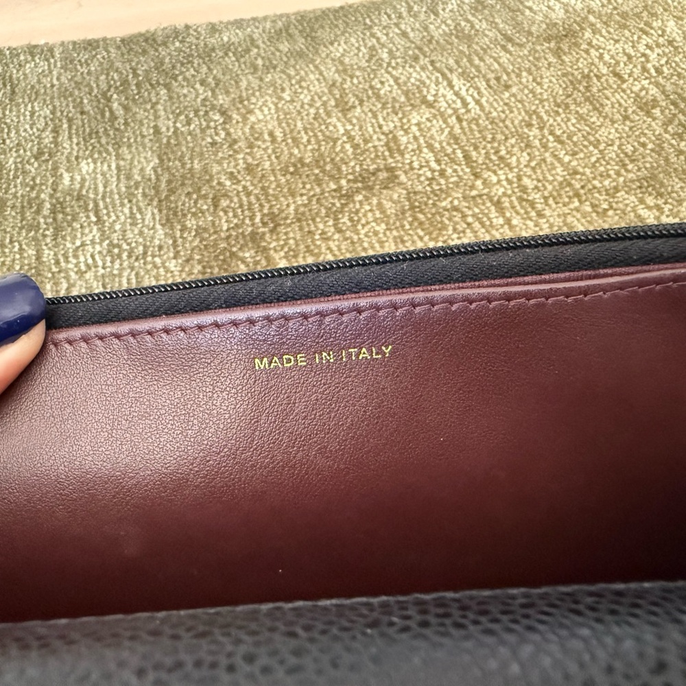 CHANEL Black Caviar Wallet on a Chain Gold Hardware - Picture 8 of 8